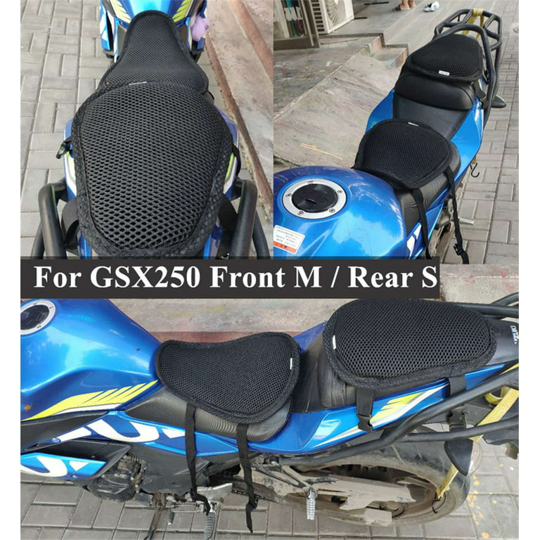 Motorcycle Seat Cushion Comfort Gel Bullet Pad Cover Breathable Pressure  Relief