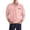 a-Pink31, variant on FINALGANG Mens Solid Color Long Sleeve Polo Shirt With Pocket Button Down Casual Loose Fit Shirt For Daily Business Streetwear White M