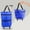 Blue, variant on Tool bag Shopping Trolley Bag Portable Multifunction Folable Tote Bag Shopping Cart Reusable Grocery Bags With Wheels Rolling Grocery Cart