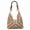 Brown with rice, variant on Straw Beach Bag for Women - Handmade Raffia Woven Tote Handbag, Summer Mesh Beach Purse for Vacation Holiday