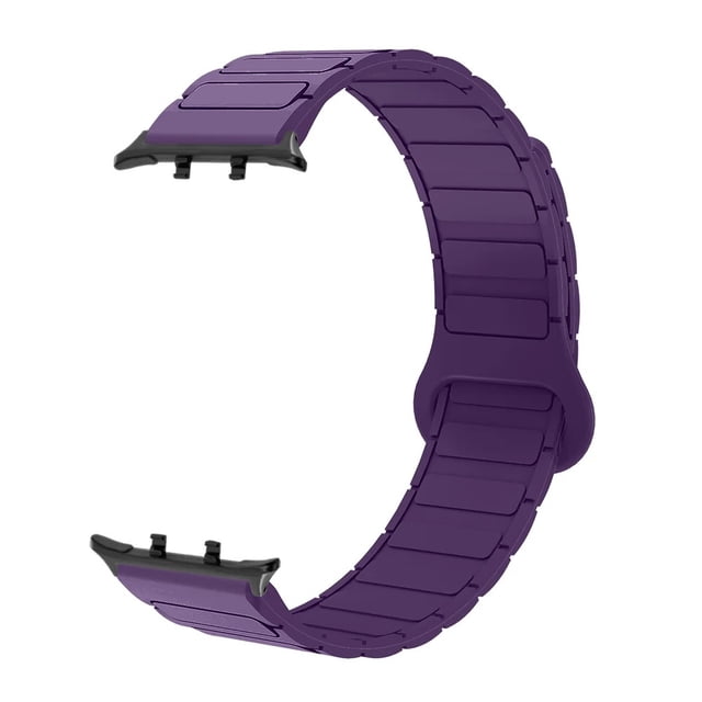 YJD 20mm Magnetic Watch Strap Fit For Honor Watch 5 Armor Style Lightweight Quick Release Silicone Smartwatch Band Unisex