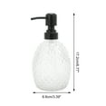 thumbnail image 4 of Unique Bargains 1 Pc Pineapple Shape Soap Dispenser 11.84oz Clear Black, 4 of 6