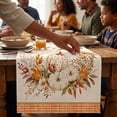 thumbnail image 7 of Halloween Sale Clearance!Fall Decorations for Home, Thanksgiving Flag Fall Pumpkin Maple Leaf Kitchen Party Tablecloth, 7 of 7
