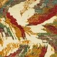 thumbnail image 1 of Ahgly Company Machine Washable Indoor Square Abstract Yellow Area Rugs, 3' Square, 1 of 7
