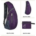thumbnail image 4 of Sling Bag Crossbody Shoulder Chest Back Pack Anti Theft Travel Bags Daypack, 4 of 4