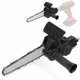 thumbnail image 2 of Taladro eléctrico de 6 pulgadas modificado para accesorio de motosierra eléctrica Accesorios de motosierra eléctrica Juego de herramientas de modificación Herramienta de corte para carpintería, negro, 2 of 6