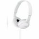 thumbnail image 1 of Auriculares supraaurales Sony ZX Series MDR-ZX110AP con micrófono, color blanco, 1 of 8