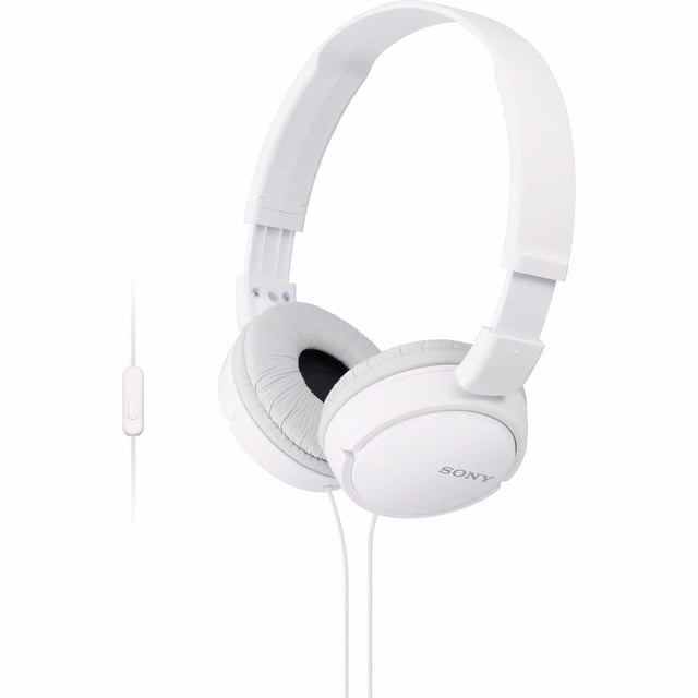 Auriculares supraaurales Sony ZX Series MDR-ZX110AP con micrófono, color blanco