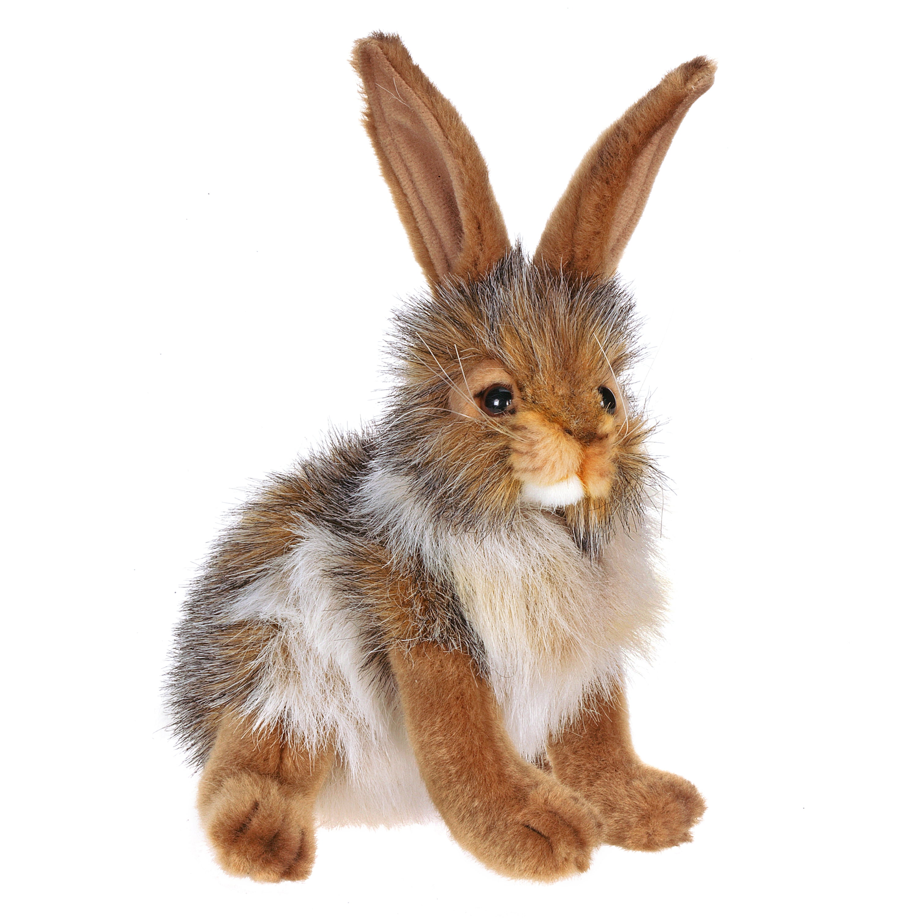 Hansa Plush Jack Rabbit Realistic Bunny Stuffed Animal Toy 9 Inches for sale online 