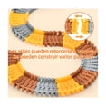 thumbnail image 4 of Pista Carreras Juguetes De Construcción Para Niños 281 Pieza AMARILLO CAFE, 4 of 5