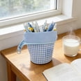 thumbnail image 6 of JOGZMZ Large Capacity Pencil Case With Standing Function, Durable Canvas Stationery Bag, Portable Desk Organizer with Handle for Office and Home Use, 6 of 6
