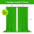 thumbnail image 2 of Cortinas de fondo MYSKY HOME, color verde, 3 m x 2,4 m, para fotografía, 2 of 8