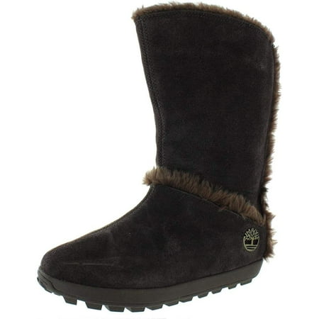 

Timberland 61642 Women s Shearling Brown Suede Pull-On Mukluk Style Boot HS3647 (7)