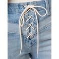 thumbnail image 5 of Jordache Vintage Crystal Lace Up Coming & Going Jean Women's, 5 of 10