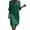 *Army Green, variant on VBVC Women's V-Neck Ruffle Sleeve Midi Dress , Button Front Breathable Dress For Women , Ladies' Summer Beach Vacation Dresses with Pockets,Army Green,S-2XL