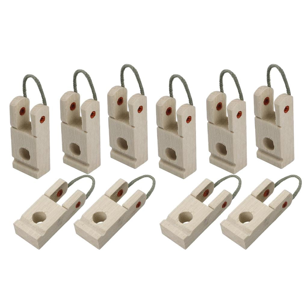 6 pcs Wood Full Size Upright/Vertical Piano Jacks with Flanges 