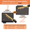 thumbnail image 4 of Soporte de techo para proyector JOY worker, ajuste de altura universal, 4 of 9
