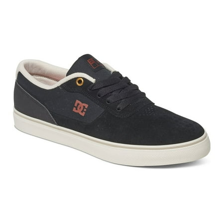 - DC Men's Switch S Skate Sneakers Black Suede Rubber 8.5 D