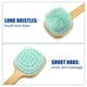 thumbnail image 3 of Depurador de espalda para baño de ducha, cepillo corporal de silicona con mango largo para piel exfoliante verde, 1 ud., 3 of 7