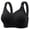 Black, variant on Wireless Pushup Bra For Women Full Figure Support Bra For Seamless Comfort Bras With Side Coverage And Lift For Everyday Wear Women'S No Underwire Bras