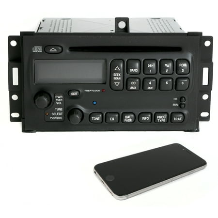 Pontiac Grand Am Harmonic Balancer - Pontiac Grand Prix 2004-2008 AM FM CD Player Radio w Bluetooth U1P - PN 10352018 - Refurbished