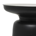 thumbnail image 5 of DecMode 15" x 19" Black Metal Accent Table with Bell Shaped Base, 1-Piece, 5 of 12