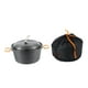 thumbnail image 3 of Olla para acampar, utensilios de cocina, vaporera multifuncional, olla para sopa, olla para exteriores, olla para Picnic, senderismo, fogata, barbacoa Dos asas, 3 of 9