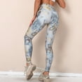 thumbnail image 6 of Ofreoo Womens High Waist Sports Tie-Dye Print Workout Bottom Yoga Pants Tight Leggings Yoga Pants Women Deal for Days Holiday Decor, 6 of 9