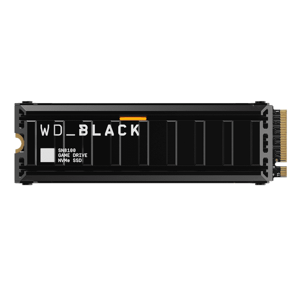 WD_BLACK 2TB SN8100 NVMe SSD, with Heatsink, PCIe Gen 5 - WDS200T1XHM-00CMT0