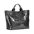 thumbnail image 2 of Taotanxi Women'S Pvc Tote Bag Tattered Beggars Style Monogrammed Tote Bag Shoulder Bag Winter Fall Fashion Kraft Tote Bag For Shopping Outing Black, 2 of 7