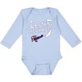 thumbnail image 3 of Inktastic Plane Captain Adorable Boys Long Sleeve Baby Bodysuit, 3 of 5