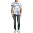 thumbnail image 2 of Blue Moon Men's & Big Men's Logo Tie Dye Short Sleeve Graphic T-Shirt, Size S-3XL, 2 of 5