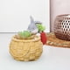 thumbnail image 5 of Cute Animal Themed Planter Pot Pen Holder con drenaje Resina Florero Decorativo Jardín Macetas para mesa Escritorio Decoración del hogar Conejo, 5 of 8
