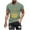 Green, variant on Xixinqiwan Men Tops Mardi Gras Dress Shirt,Men's Gold Green Purple Round Neck Short Sleeve Tee Mask Print Shirts Carnival Costume Casual Tops