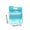 Aqua-Blue 19pk, variant on 20 Pack Watermelon Red Fluorescent Decorative Cubes, 0.55 in Translucent Cube Pieces, Party Tabletop Photo Event Home Display Decor