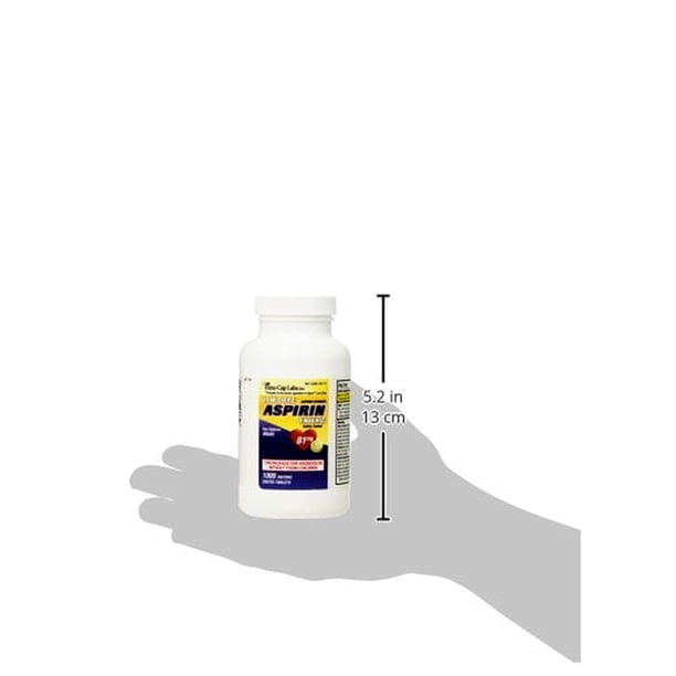 Time Cap Labs 81mg Safety Coated Aspirin, Adult Low Dose, Enteric