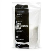 The Spice Lab Confectioners Sugar - Extra Coarse Sugar - 1 Pound - Con AA - Sugar Crystals for Baking and Cupcake Decorations - Excellent for Decorating Candy - Perfect for Bakeries