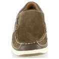 thumbnail image 6 of Mens Florsheim Lakeside Slip On Boat Shoe Brown Leather Suede Loafer 13158-200, 6 of 7