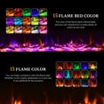 thumbnail image 5 of FODINGHILL 70” Electric Fireplace Ultra Thin Fireplace,Recessed Wall Mounted Fireplace Heater with Multicolor Flame & Remote Control,750/1500W, 5 of 9