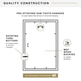 thumbnail image 7 of MCS Studio Gallery 16x24 Poster Frame Black Woodgrain Engineered Wood, Vertical & Horizontal Wall Hanging Large Picture Frame for Photos, Posters & Art Prints (2-Pack), 7 of 7