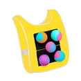 thumbnail image 3 of Dodgeball Game Set with Sticky Vest Toss Soft Toy Balls Playground Game Toy Indoor and Outdoor Activities Game for Yard Backyard Camping Kids Yellow, 3 of 8