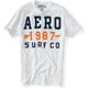 thumbnail image 1 of Camiseta gráfica Aeropostale 1987 Surf Co. Hombre Blanca Extragrande, 1 of 1