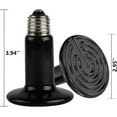 thumbnail image 5 of 75W 220V Reptile Heat Lamp, Waterproof Infrared Ceramic Heating Lamp E27 Ceramic Heating Lamp for Reptile Amphibian, 5 of 5