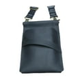 thumbnail image 3 of Bolsa para tijeras de peluquería, bolsa para herramientas de corte de pelo, bolsa de almacenamiento de cuero sintético. Negro, 3 of 9