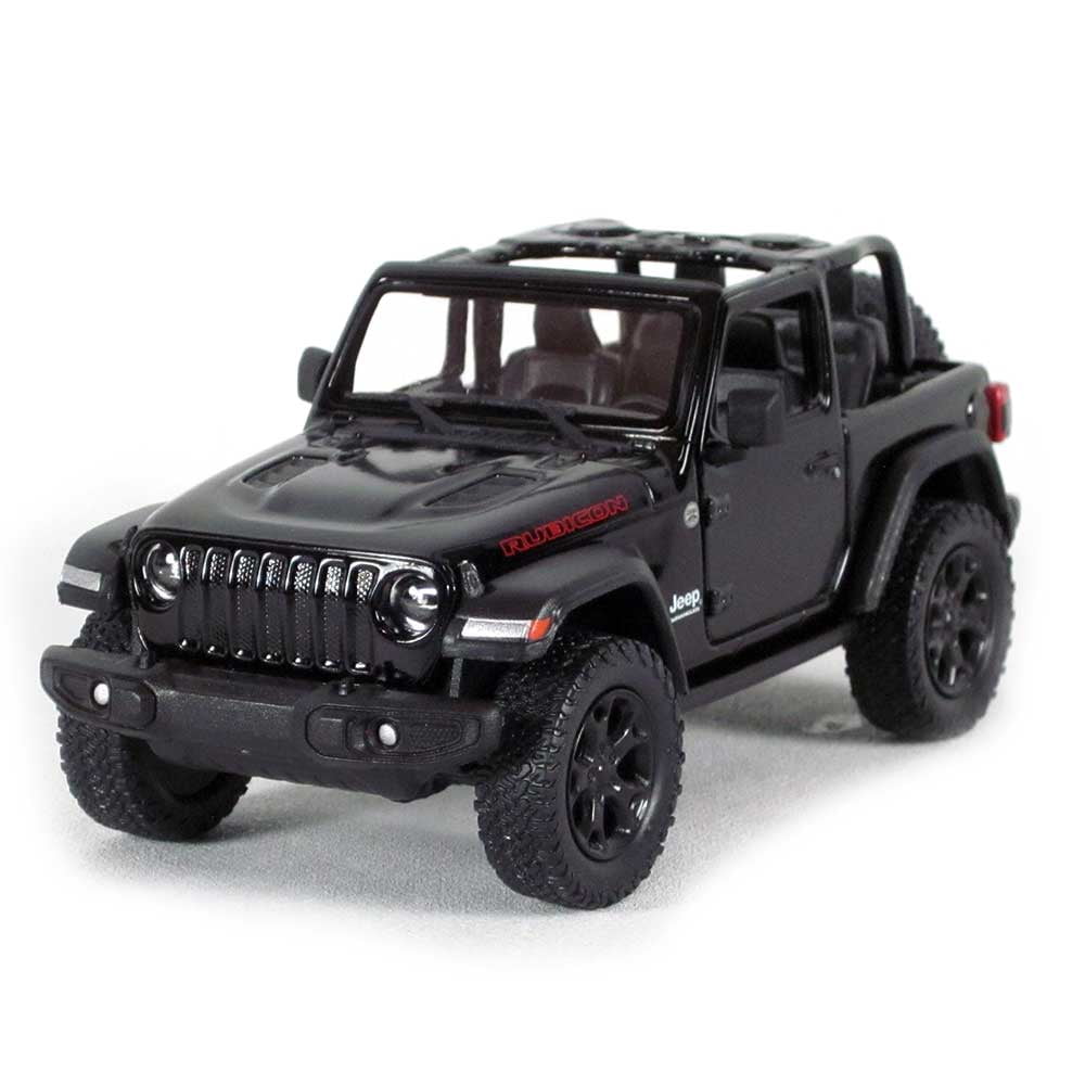 5" Diecast 2018 Jeep Wrangler Rubicon Conv. (Black) 1/34 Scale