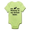 thumbnail image 1 of CafePress - Working On My Ground Game Infant Bodysuit - Baby Light Bodysuit, 1 of 1