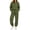 Army Green, variant on Mifsaly Womens Two Piece Sets Long Sleeve Crewneck Sweatshirts And Jogger Sweatpants with Pockets Fall Winter Trendy Daily Workout Casual Outfits