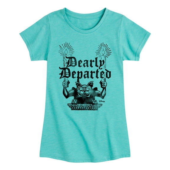Disney - Haunted Mansion Parks Attraction - Dearly Departed - Toddler & Youth Girls Short Sleeve Graphic T-Shirt