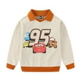 thumbnail image 2 of Disney Cars Lightning McQueen Long Sleeve Polo Shirt and Pants Set (Boys), 2 Piece Set, Sizes 4-7, 2 of 9