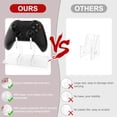 thumbnail image 2 of Universal Controller Holder for Xbox/PS5/PS4/Switch/Steam Controller, Transparent Gamepad Display Stand-1-tier, 2 of 7